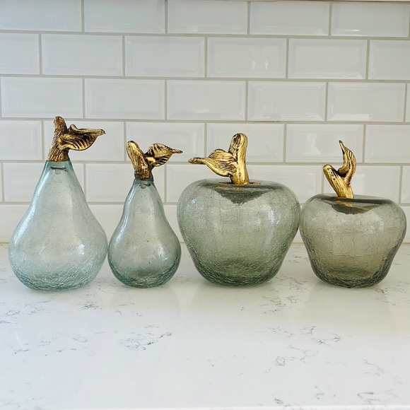 Large Clear Glass Pear Figurine - Picture 12 of 16